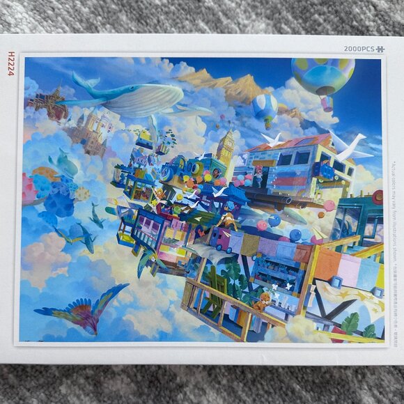 Puzzle 2000 Pieces - Flying Machine Fantasy - Picture 1 of 2